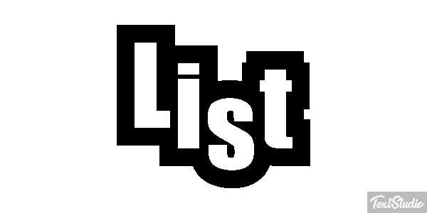 List テキスト効果