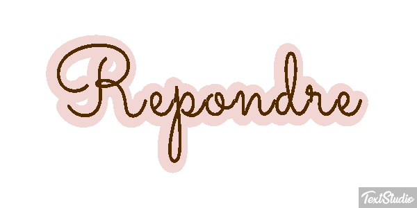 Répondre Effet de texte