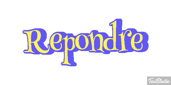 Répondre Effet de texte