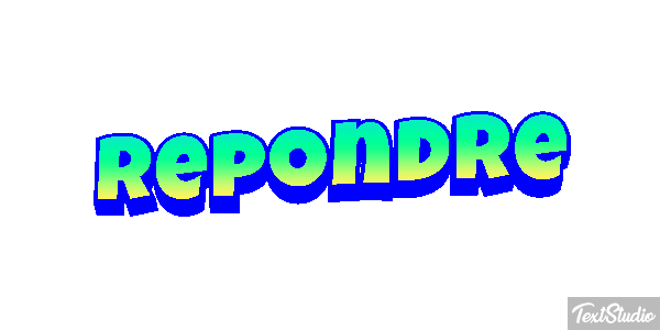 Répondre Effet de texte