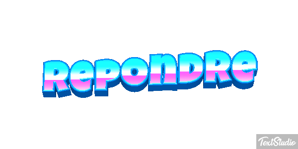 Répondre Effet de texte