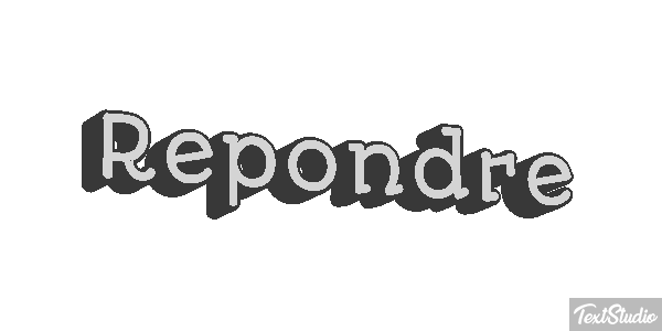 Répondre Effet de texte