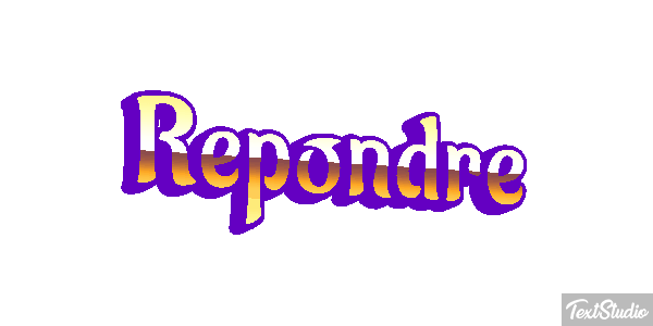 Répondre Effet de texte