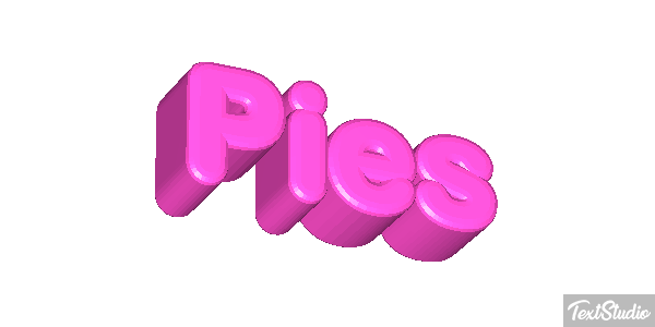 Pies Efekt tekstowy