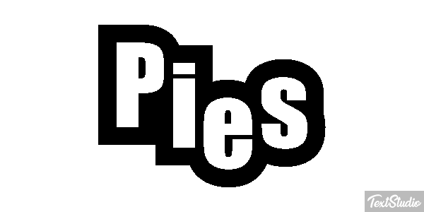 Pies Efekt tekstowy