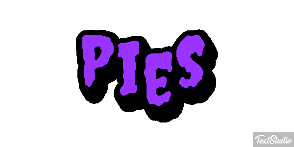 Pies Efekt tekstowy