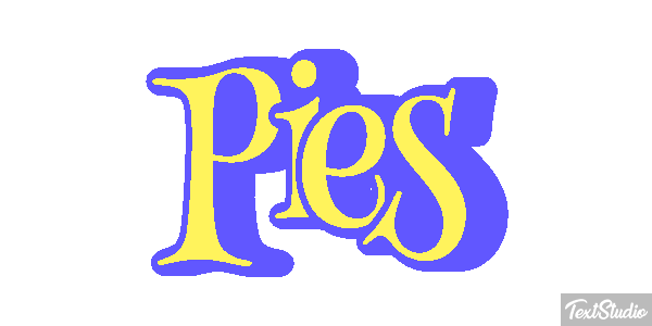 Pies Efekt tekstowy
