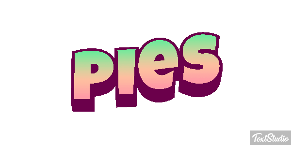 Pies Efekt tekstowy