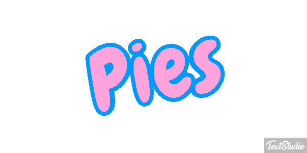 Pies Efekt tekstowy