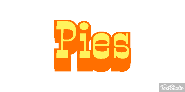 Pies Efekt tekstowy