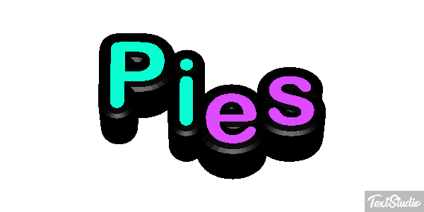 Pies Efekt tekstowy