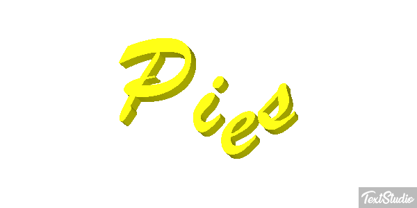 Pies Efekt tekstowy