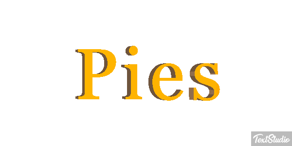 Pies Efekt tekstowy