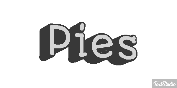 Pies Efekt tekstowy