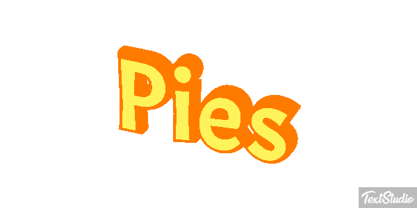 Pies Efekt tekstowy