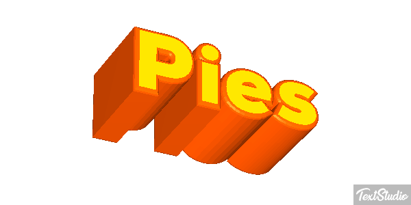 Pies Efekt tekstowy