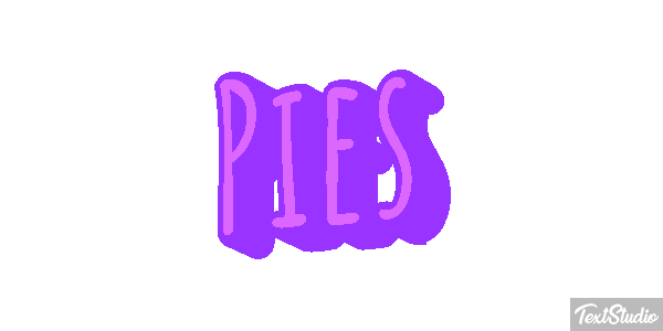 Pies Efekt tekstowy