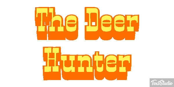 The Deer Hunter Efecto de texto
