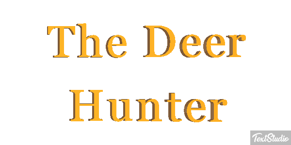 The Deer Hunter Efecto de texto