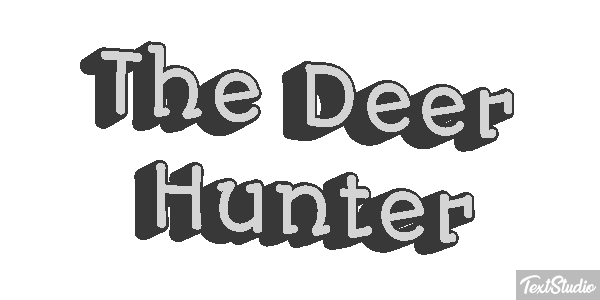 The Deer Hunter Efecto de texto