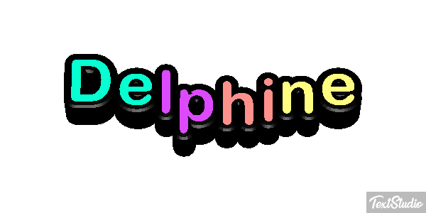 Delphine テキスト効果