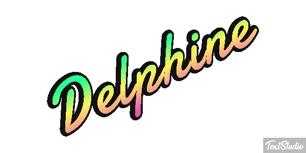 Delphine テキスト効果