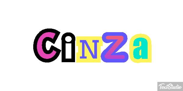 Cinza Efecto de texto