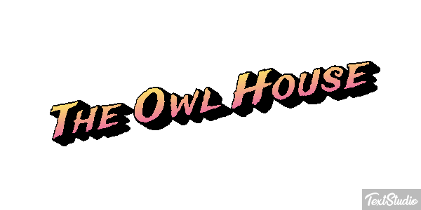 The Owl House Efeito do texto