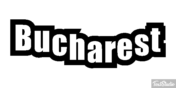 Bucharest Efecto de texto
