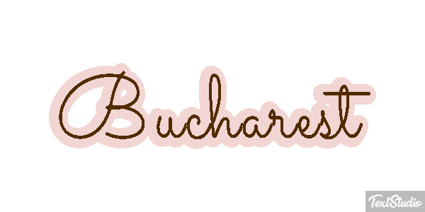 Bucharest Efecto de texto
