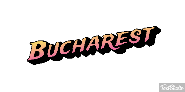 Bucharest Efecto de texto
