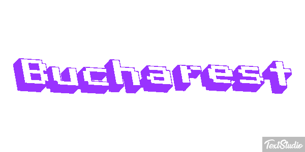 Bucharest Efecto de texto