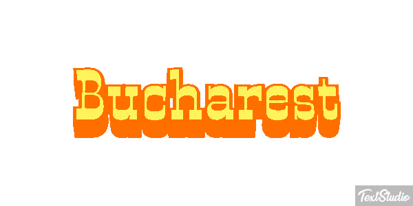 Bucharest Efecto de texto