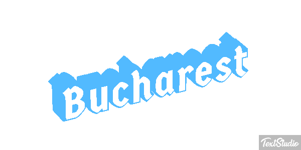 Bucharest Efecto de texto