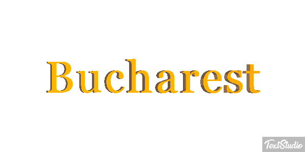 Bucharest Efecto de texto