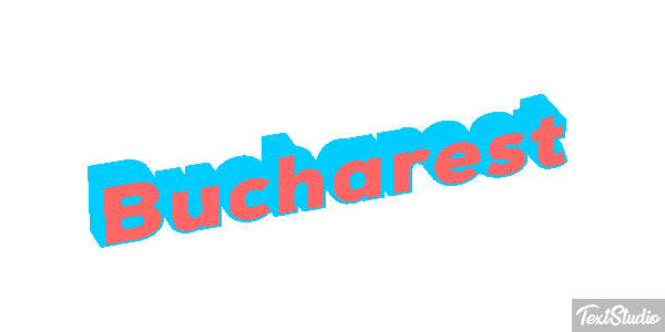 Bucharest Efecto de texto
