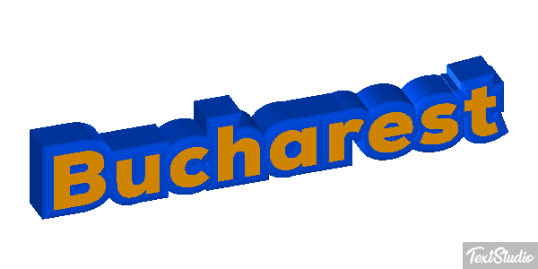 Bucharest Efecto de texto