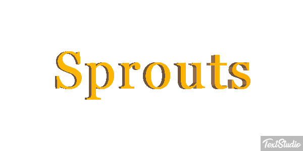 Sprouts Efeito do texto
