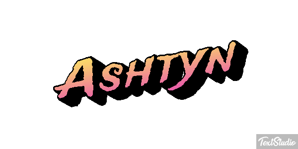 Ashtyn Texteffekt