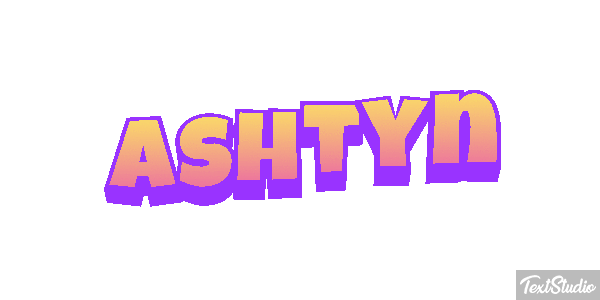 Ashtyn Texteffekt