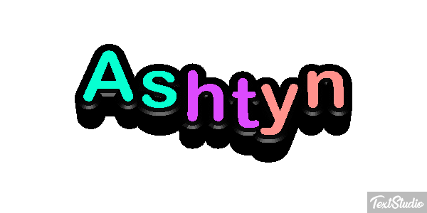 Ashtyn Texteffekt