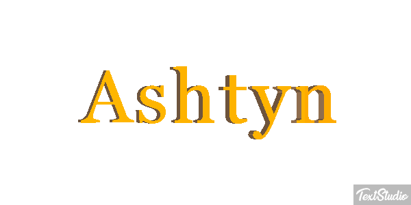 Ashtyn Texteffekt