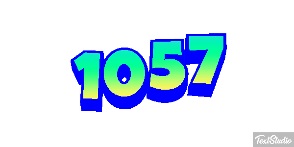 1057 Text effect