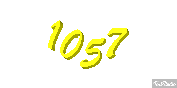 1057 Text effect