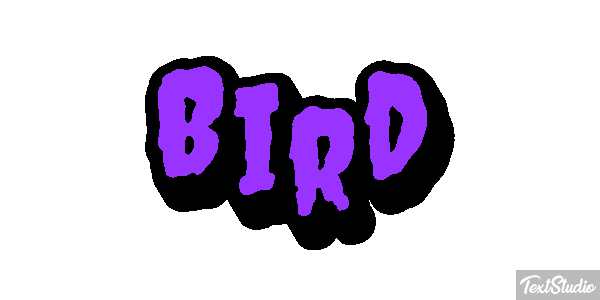 Bird Efecto de texto