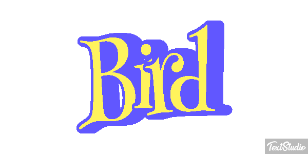 Bird Efecto de texto