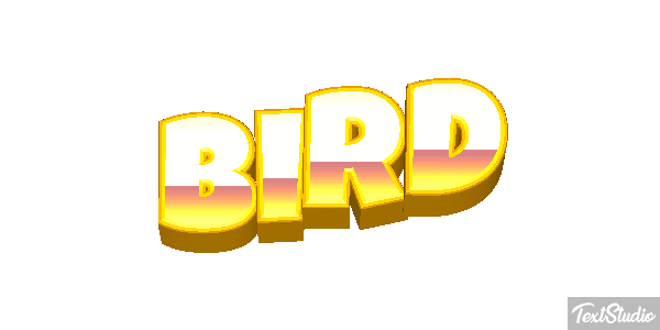 Bird Efecto de texto