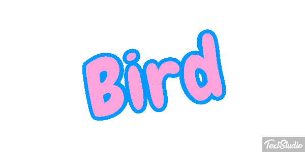 Bird Efecto de texto