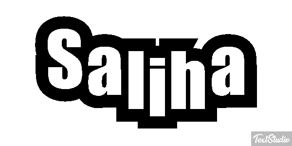 Saliha Efecto de texto