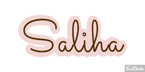 Saliha Efecto de texto